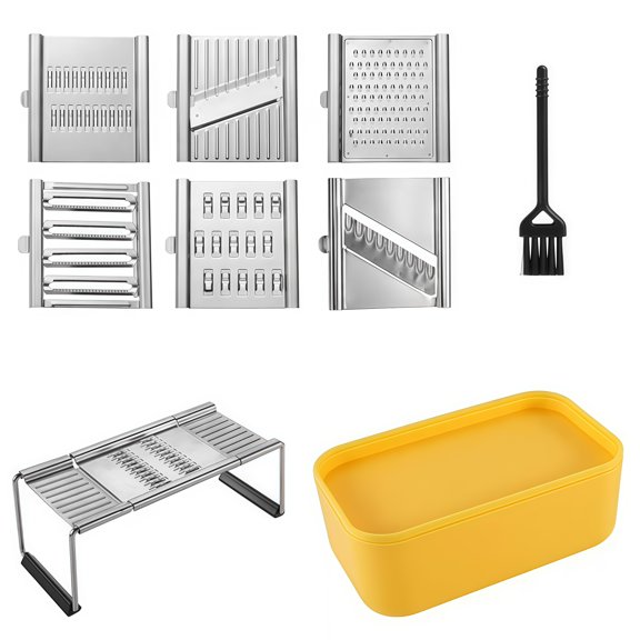 9-Piece Detachable vegetable cutter Set in Compact Design for Effortless Food Prep