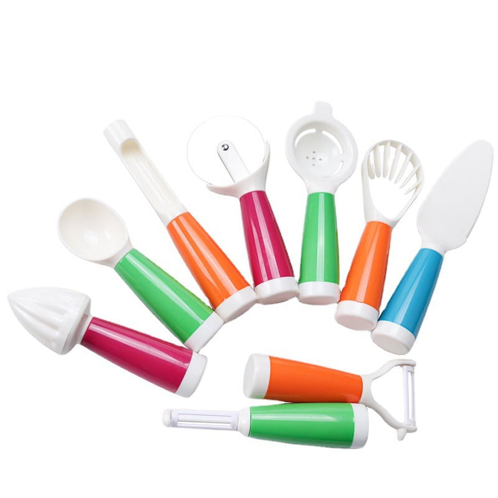 9Piece Kitchen Utensil Set, Pizza Shovel, Melon Planer, Egg White