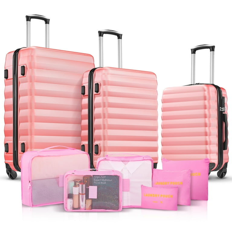Piece Luggage Sets, Hard 20 24 28 inch Luggage with Pieces