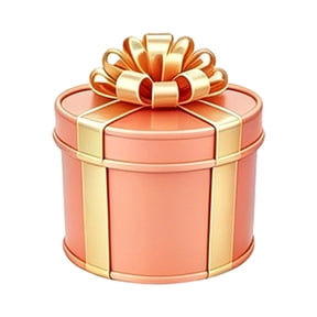 9-Piece Nesting Gift Boxes Christmas Prank Set, Pink and Gold Nested Surprise Boxes for Party Favors, 3.14 in