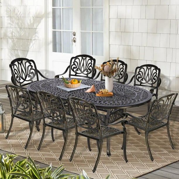 Cast Aluminum Best Affordable Outdoor Dining Sets Garden Furniture Cast Aluminum  Patio Set Clearance Best Cast, image size:612x612