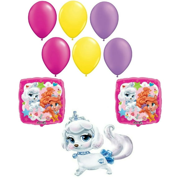 9 Piece Pumpkin Cinderella Palace Pets 29" Balloon Buddy Airwalker Decor Set