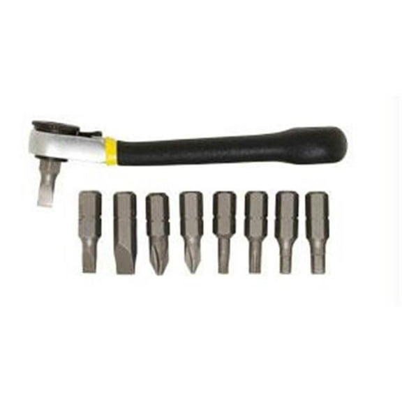 9-Piece Ratchet Offset Screwdriver Set