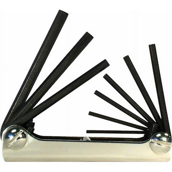 9 Piece Set Medium Standard Folding Hex Keys