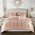 thumbnail image 1 of 9 Piece Sherwin Comforter Set, Blush - King Size, 1 of 1
