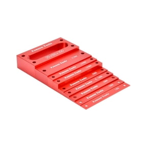 9 - Piece Woodworking Setup Blocks,Precision Aluminum Alloy Height Gauge for Router and Table Saw