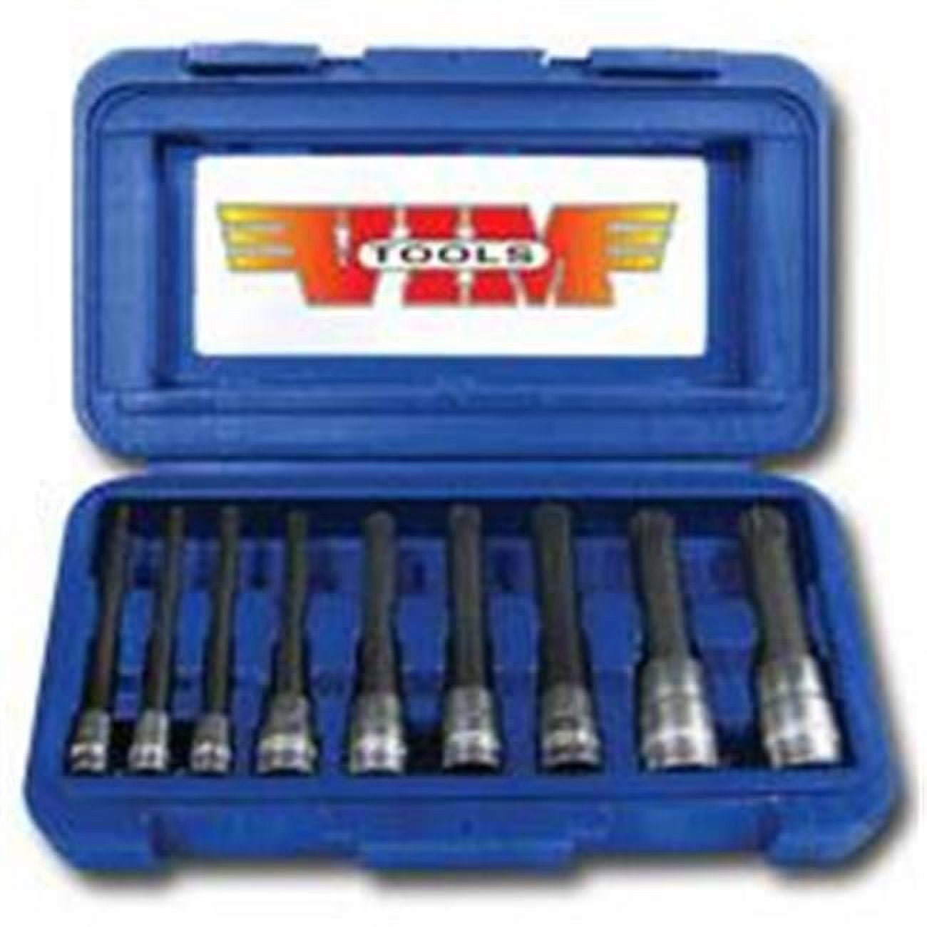 9 Piece XZN Triple Square Spline Drive Bit Set