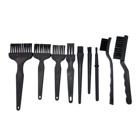 9 Pieces Anti Static Brushes PCB Cleaning Brush Tool Multi-use Brushes Kit for Computer Phone Tablet Keyboard Car for