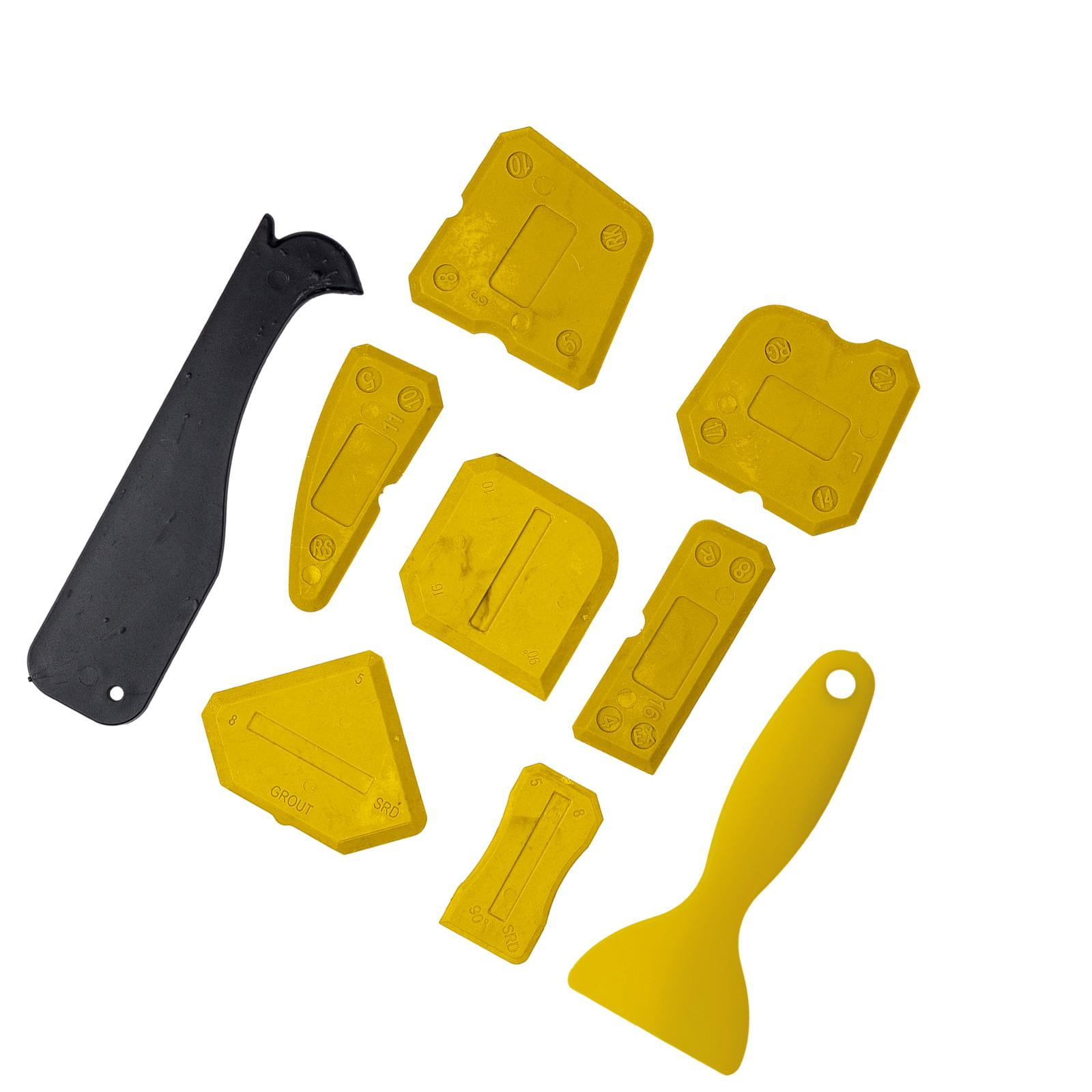 9 Pieces Caulking Tool Floor Tile Edges Cleaner Grout Removal Tool