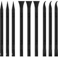 thumbnail image 1 of 9 Pieces Plastic Scraper Tool for Tight Spaces, Non-Scratch Kitchen Scraper Cleaning Pen, Perfect for Remove Stickers, Labels, Oil Stains, Food, Dirt (Black), 1 of 7