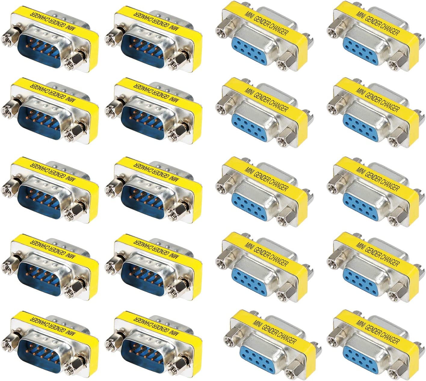 9 Pin RS232 DB9 Male to Male Female to Female Serial Cable Gender