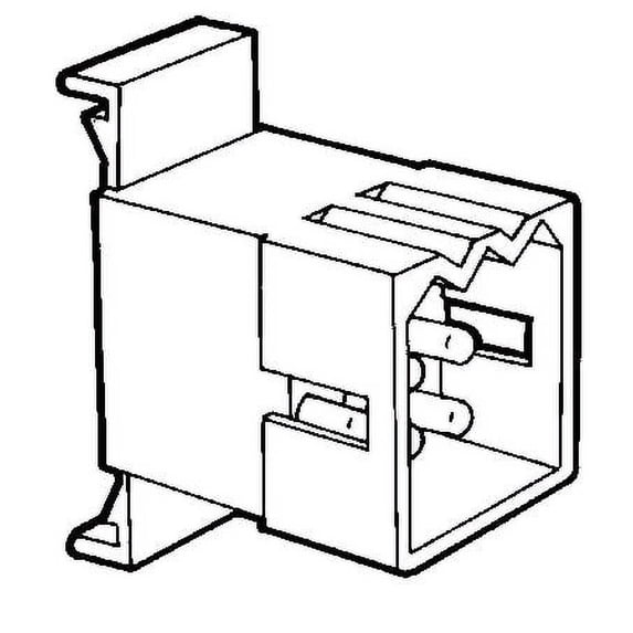 9 Pin Square Inline Solderless Connector .093 Male Housings
