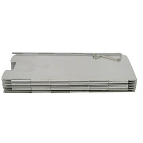 9 Plate Folding Camp Stove Windscreen Lightweight Aluminum Windshield Burner for Outdoor Cooking Adventures