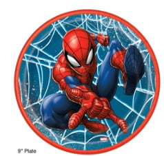 Spider-Man Round 9" Dinner Plates, 8ct