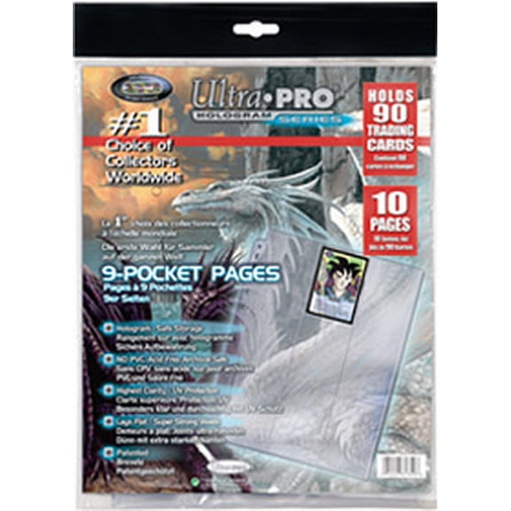 Ultra Pro 9-Pocket Page (10ct)