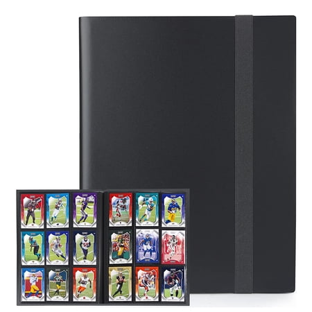 9 Pocket Trading Card Album Folder 360 Side Loading Pocket Binder