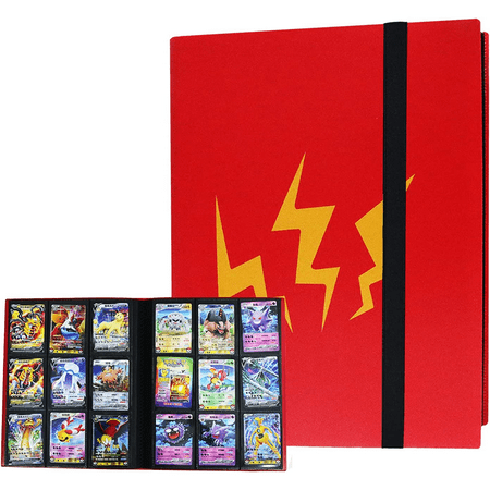 9 Pocket Trading Card Album Scrapbook Trading Cards Album Binder with 360 Card Capacity Green