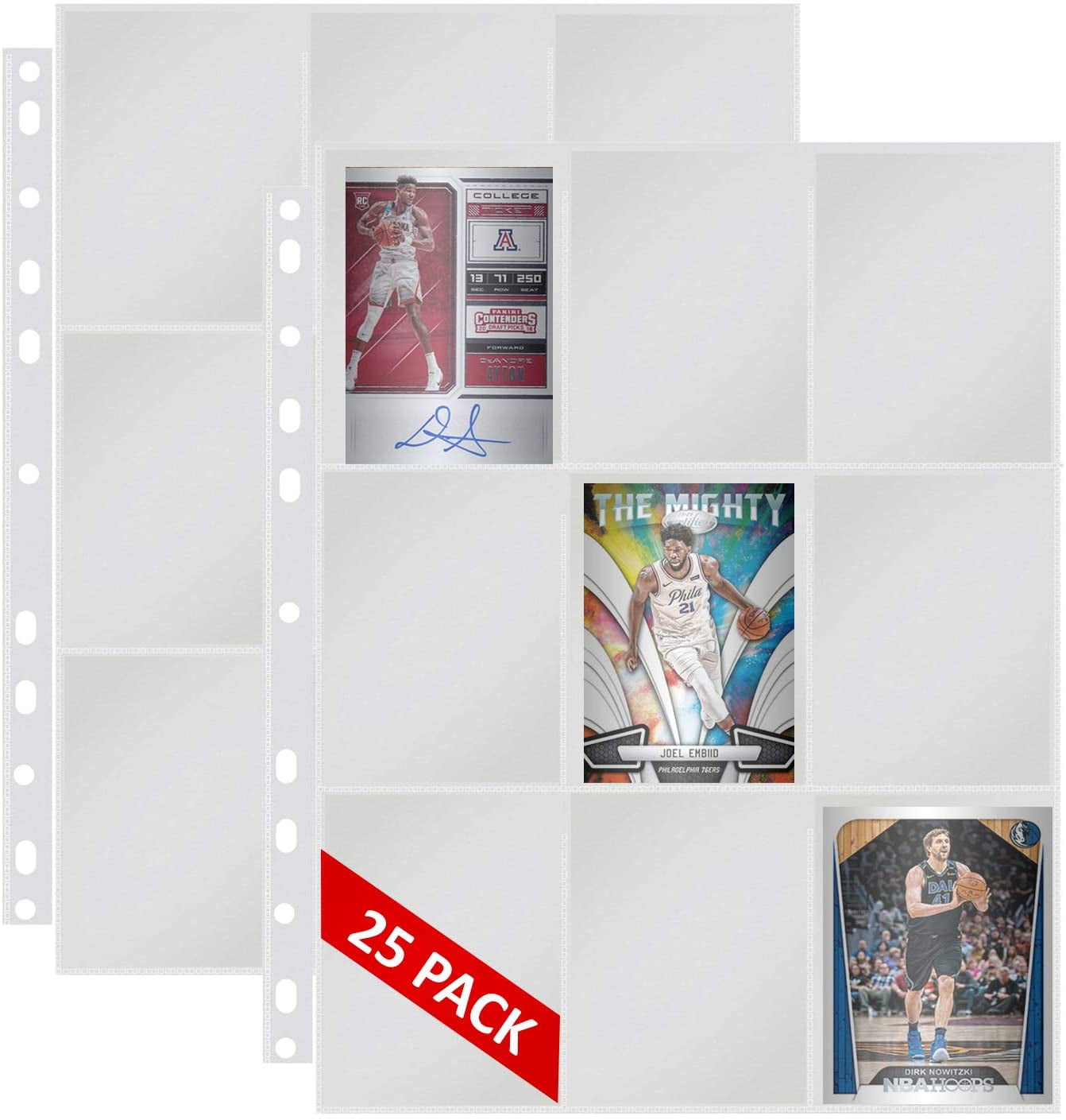 9Pocket Trading Card Binder Sleeves for 3 Ring Binders Yugioh