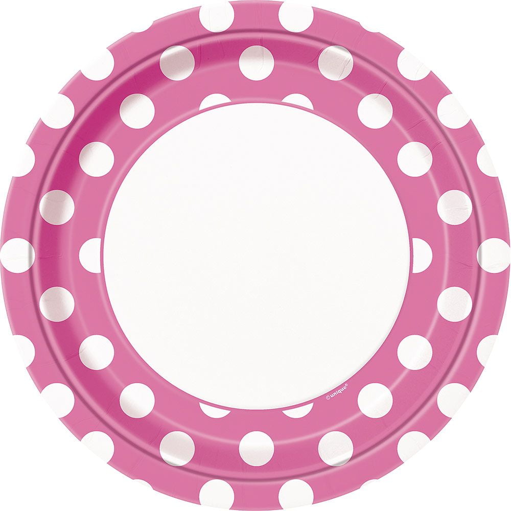 Colorful Disposable Polka Dot Paper Plates Perfect For - Temu