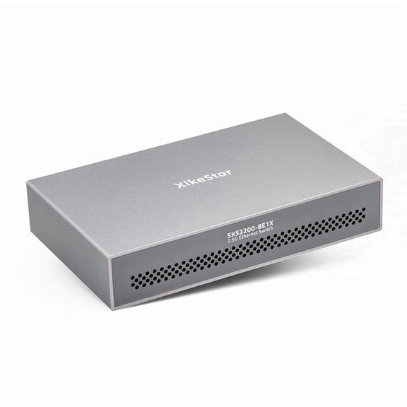 9-Port 2.5G Web Managed Ethernet Switch, VLAN/QoS/STP/IGMP/LACP Supported, Fanless Easy Smart 2.5Gb Network Switch, Aluminum Housing, Desktop/Wall-Mount