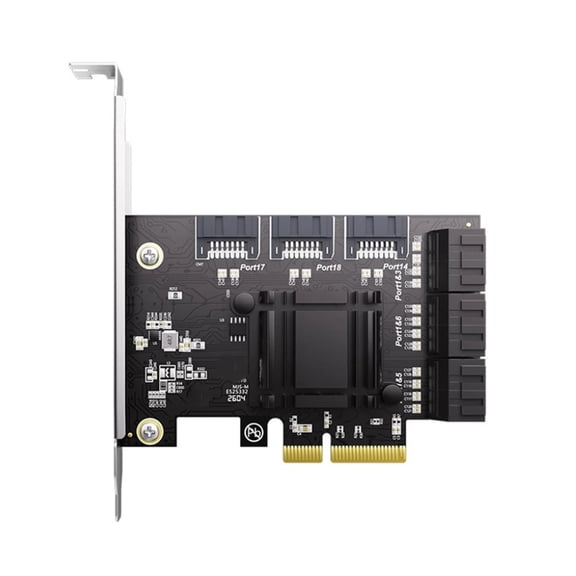 9 Port SATA3 0 PCIE Adapter Card With 6Gbps Speed Wide Compatibility for Multiple Systems
