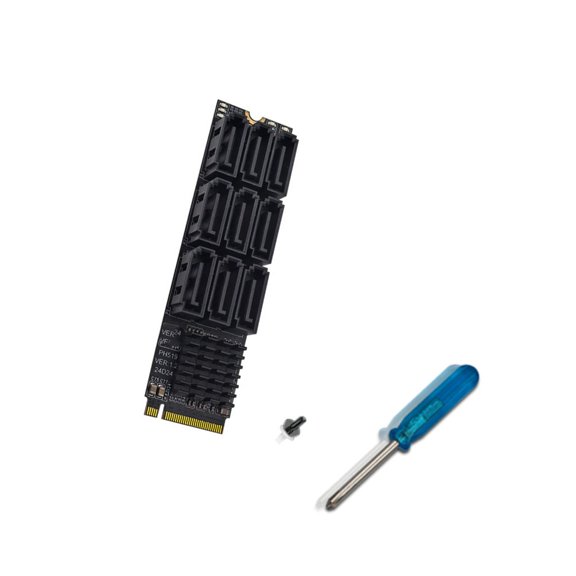 9 Port SATA3 PCIe Adapter With 6Gbps Transfer Speed Enhances Data Processing Workstations