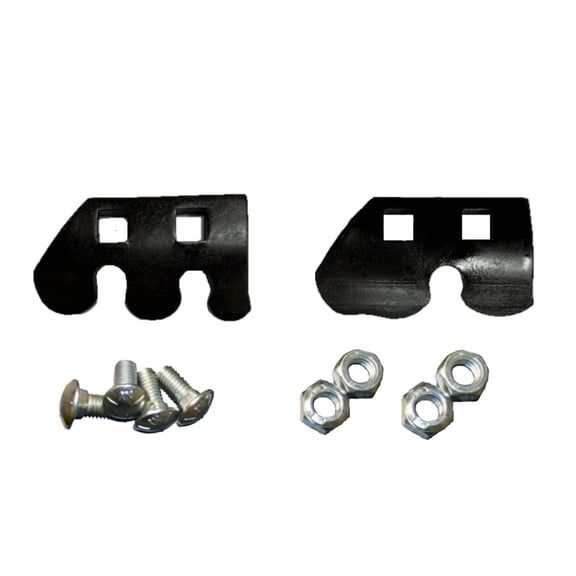 9" Post Hole Digger Serrated Auger Edges w/Nuts & Bolts Replaces Servis Rhino Farmer Bob's Parts 50350