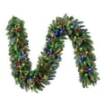 thumbnail image 1 of 9’ Pre-Lit LED Greenery Garland, 1 of 4