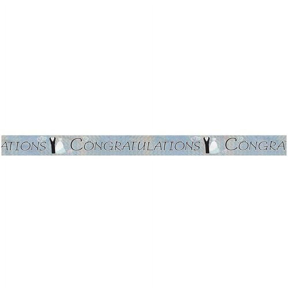 UNIQUE INDUSTRIES 9' Prism Bride and Groom Congratulations Wedding Banner