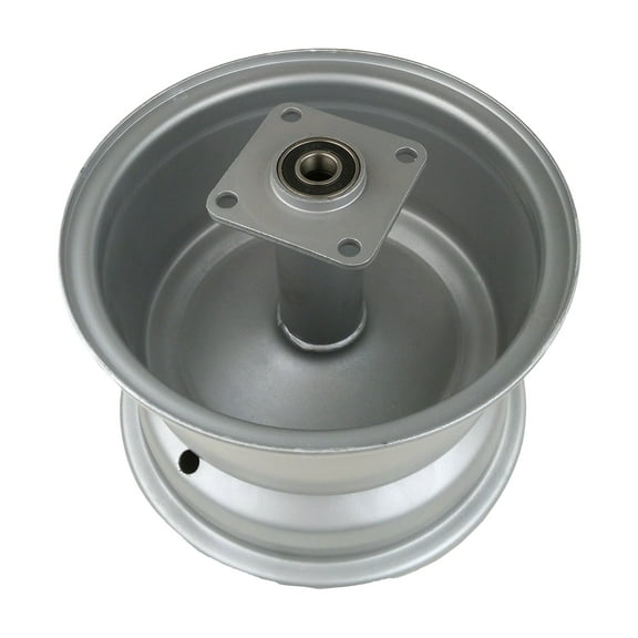 9" Rear Wheel Rim Assembly for Coleman CT200U BT200X CT200UEX 196cc Hisun 200-3 200-7 Axis M200 Mini Bike with 6202RS Bearings (Silver)