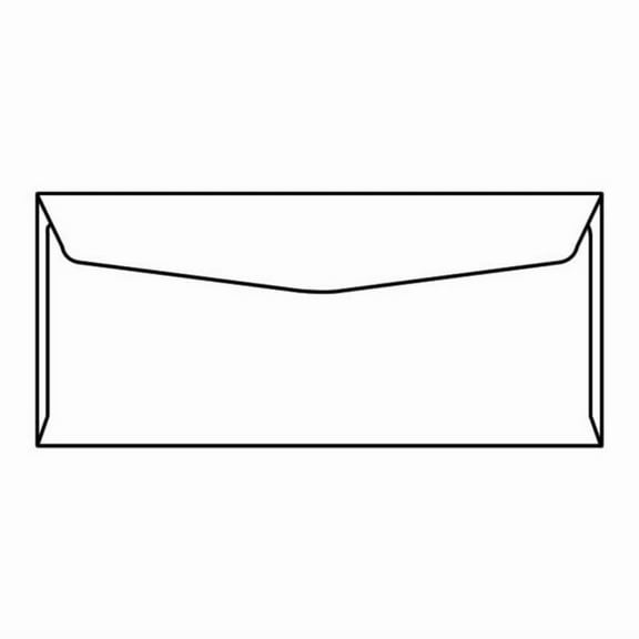 #9 Regular Envelopes, 3-7/8" x 8-7/8", 20#, White, Side Seams, No Window (Box of 500)