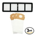 thumbnail image 1 of 9 Replacement Eureka AirSpeed AS1150A Vacuum Bags & 3 HEPA Filter - Compatible Eureka AS Vacuum Bag & EF-6 Filter, 1 of 4
