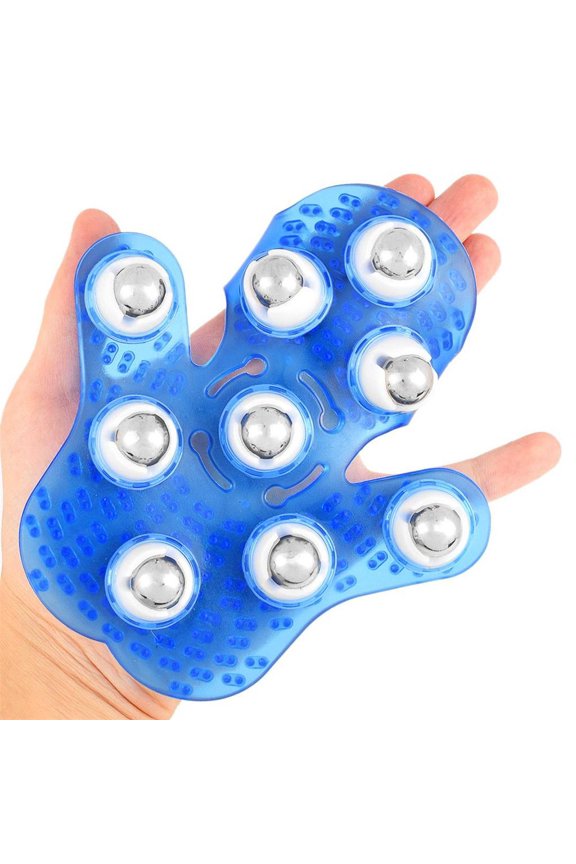 9 Roller Ball Body Massager Muscle Circulation - Blue