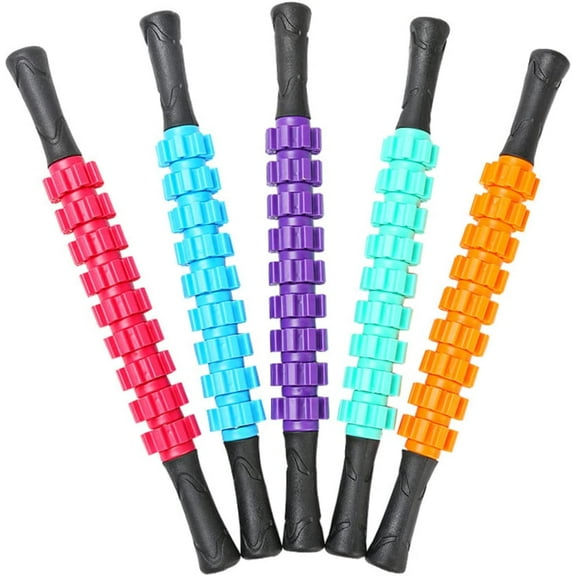 9 Roller Sore Neck Roller Hamstring Roller Stick Massage Roller Stick Muscle Rolling Stick Full Body Massager Plastic Yoga RollerRoller Plastic Roller Relax Roller Tool