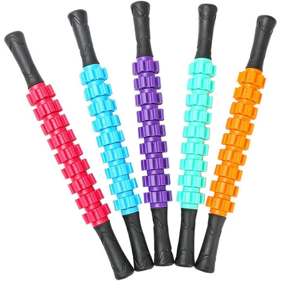 9 Roller Sore Neck Roller Hamstring Roller Stick Massage Roller Stick Muscle Rolling Stick Full Body Massager Plastic Yoga RollerRoller Plastic Roller Relax Roller Tool
