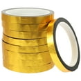 thumbnail image 1 of 9 Rolls Gold Tape Mirror Wrapping Decorative Tape For Detailing Graphic Art, 1 of 8
