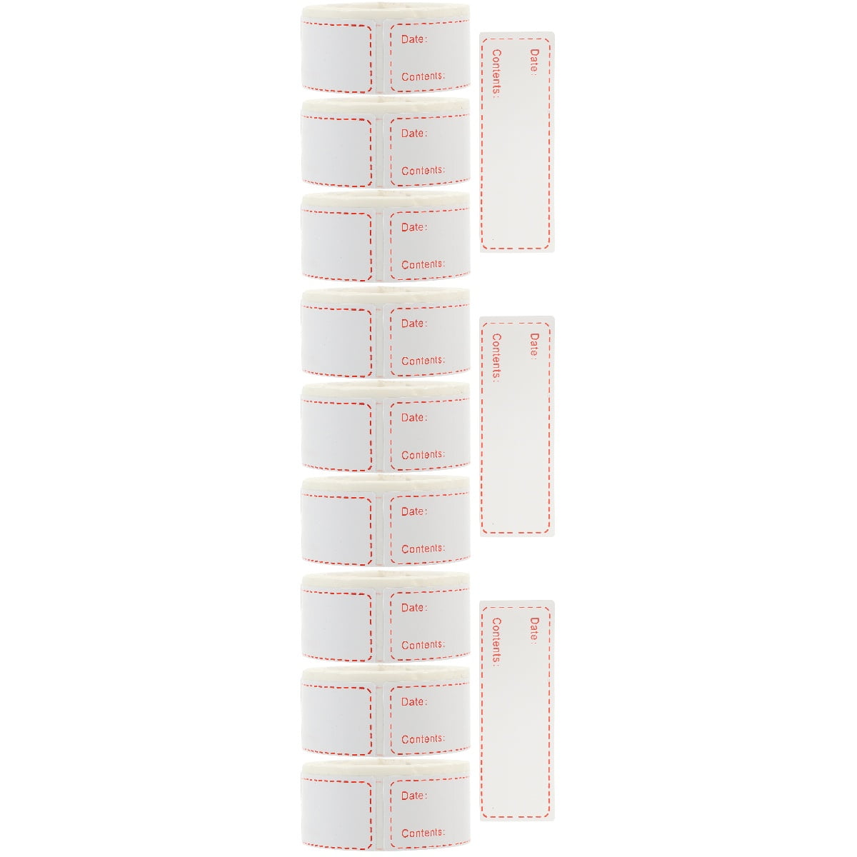 9 Rolls Selfadhesive Label Labels Kitchen Sticker for Food Containers