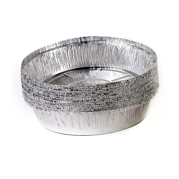 9" Round Aluminum Disposable Pans 100 PACK
