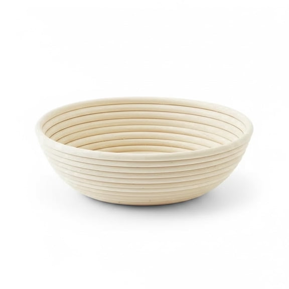 9" Round Banneton Proofing Basket – Premium Artisan Rattan Bread Proofing Basket for Sourdough, Boules, Artisan Bread Baking, Brotform Dough Rising by The Lucky Clover Trading