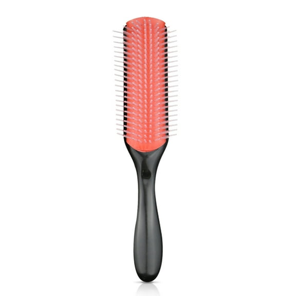 9-Rows Detangling Hair Brush Denman Detangler Hairbrush Scalp Massager Straight Curly Wet Hair Comb Styling Tools Accessories