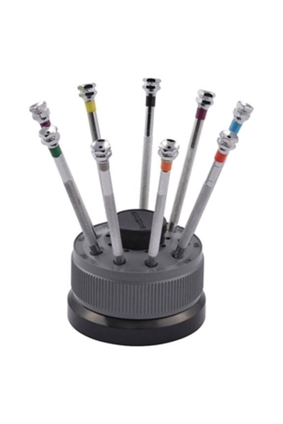 9 SCREWDRIVER FOR ROLEX DATE DATEJUST SUBMARINER GMT SET STAND EXTRA BLADE TOOL