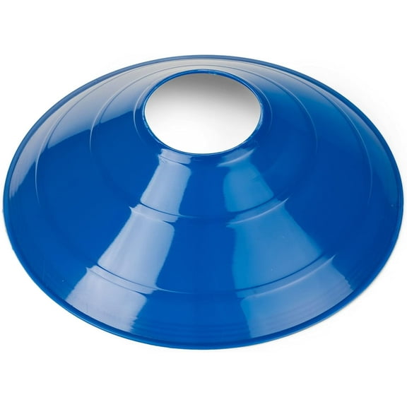 Champion Sports Flexible Saucer Field Cone for Sports and Athletics, Blue - 7.5", 7.5 Inch Diameter