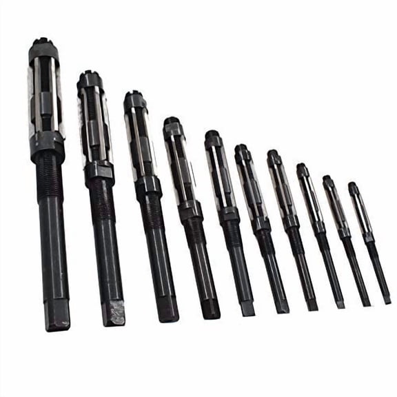 9 Set High Speed Steel Adjustable Hand Reamers 15/32 Inch to 1-3/16 Inch Fit for Drilling Machine and Other Machine$$Tools & Hardware Other