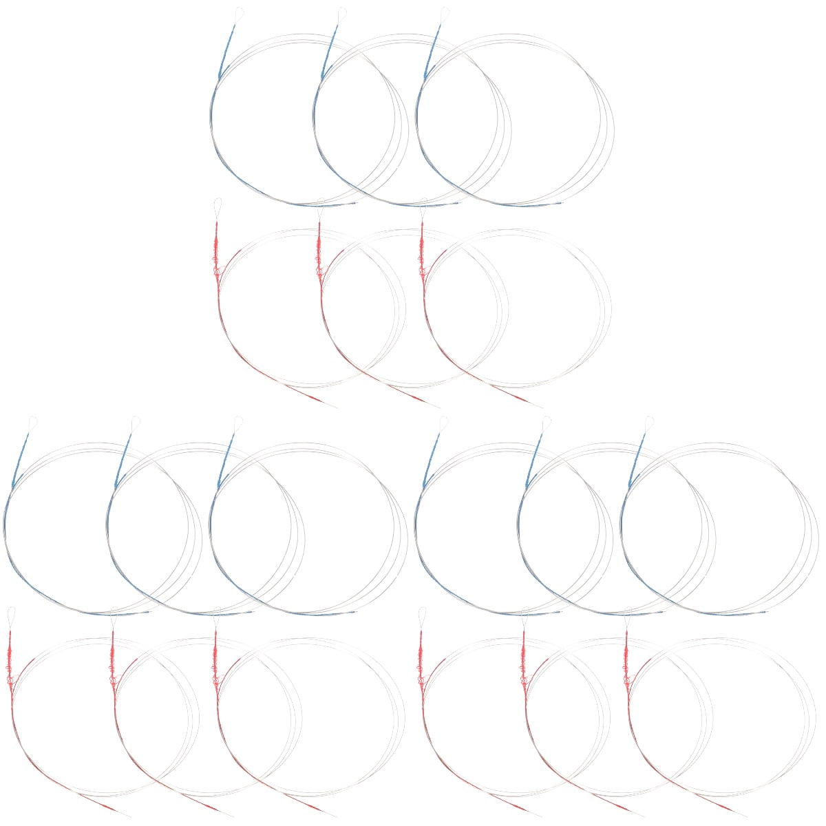 String Parts 9 Sets Erhu Strings Replacement Steel Wire Accessories for Erhu Musical ...