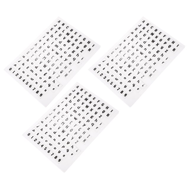 9 Sets Silicone Stamp Photo Albums Postage Stamps Lowercase Stamps