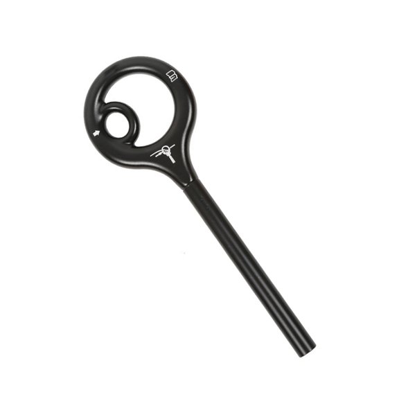 9 Shape Rigging Descender for Rock Climbing and Abseiling Aluminum Figure Belay Device for Downhill Adventure