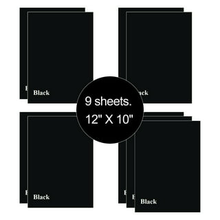 Craftables Black Heat Transfer Vinyl HTV - 5 Sheets Easy to Tshirt Iron on  Vinyl for Silhouette Cameo, Cricut, all Craft Cutters. Ships Flat 