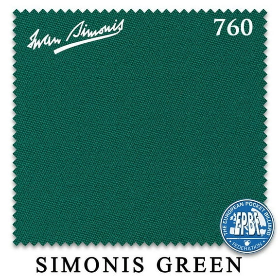Iwan Simonis 760 Pool Billiard Table Cloth, 9, Simonis Green, Authorized Dealer