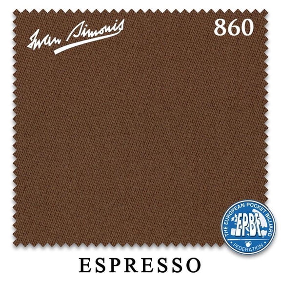 9' Simonis 860 Pool Billiard Table Cloth - Espresso - AUTHORIZED DEALER