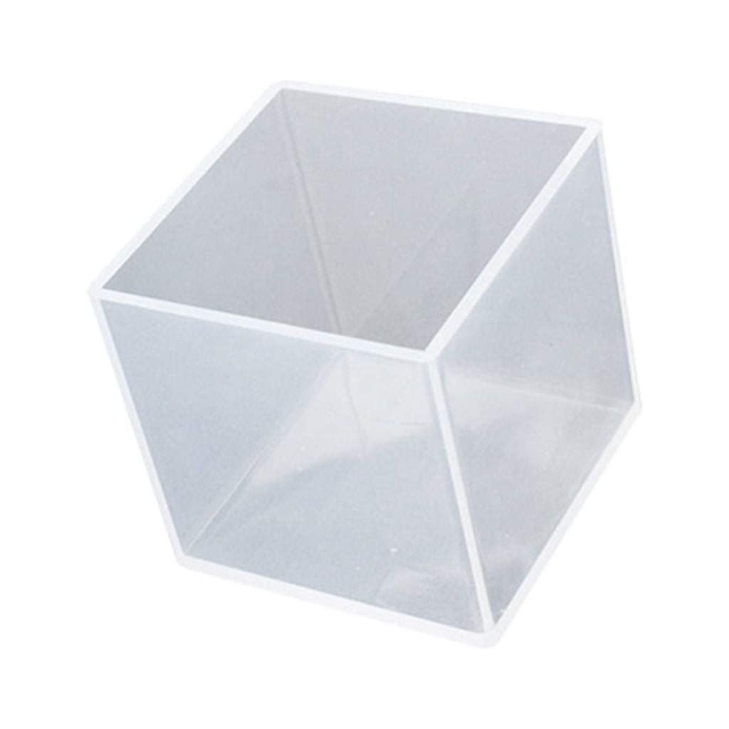 DIY Cube Resin Mould Transparent Silicone Deep Square Mold Epoxy Resin Molds